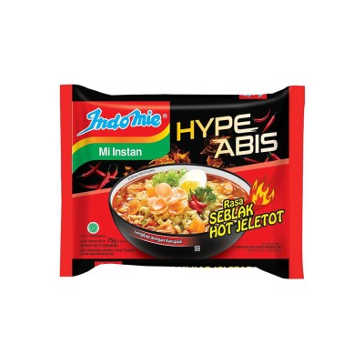 INDOMIE SEBLAK HOT JELETOT 75gmx40units