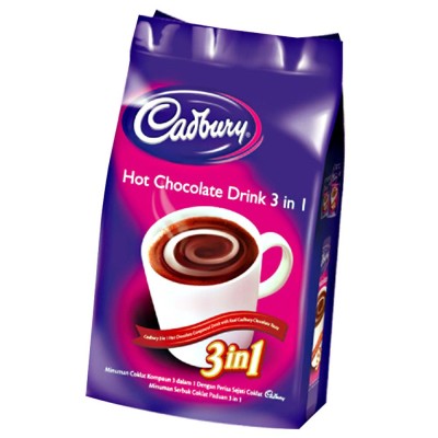 Cadbury 3 in 1 Hot Choco Drink 18 bag x 450 gr