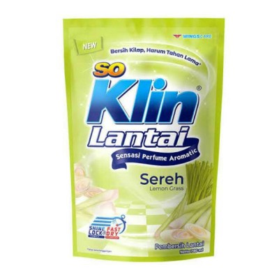 So Klin Pembersih Lantai Refill Sereh 48 x 52ml