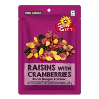 Tong Garden Sungift Dried Raisins & Cranberries 35g x 12 x 3