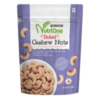 Nutrione Baked Cashew Nuts Unsalted 330g x 12 x 1