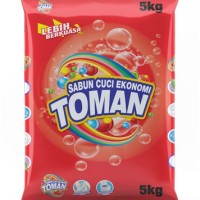 TOMAN DETERGENT POWDER - REGULAR (5KG x 3 PKT per BAG)