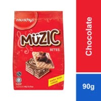 Munchy's MUZIC chocolate wafer bites 90g x 24