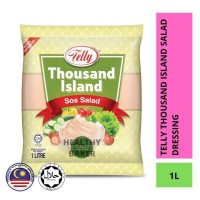 TELLY SALAD DRESSING THOUSAND ISLAND 1 LITRE X 12 PACKS