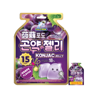 Captain Dolphin Konjac Jelly Grape 15's X 20g x 24