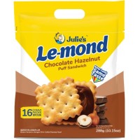 JULIE'S LE-MOND CHOCOLATE HAZELNUT PUFF SANDWICH 288g x 12