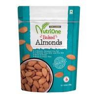 Nutrione Baked Almonds Unsalted 350g x 12