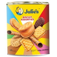 JULIE'S BISCUIT ASSORTIES 530g x 6