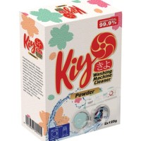 KIYO WASHING MACHINE CLEANER POWDER ( 2 x 125g x 12UNITS x 4 INNER per CTN )