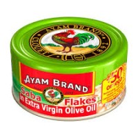 Ayam Brand Saba Flakes in Extra Virgin Olive Oil 150g x 24