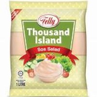 TELLY SALAD DRESSING-THOUSAND ISLAND 3 LITRE X 4 TUBS