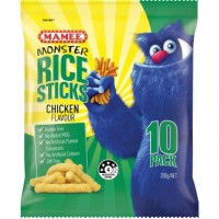 Mamee Monster Rice Sticks Chicken Flavour 20g ( No Stick - Chicken) x 30