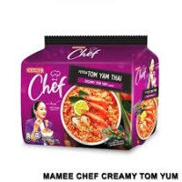 Mamee Chef Creamy Tom Yam Flavour Instant Noodle (82g x 4) x 8