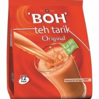 Boh Teh Tarik Original Less Sweet 27g x 12