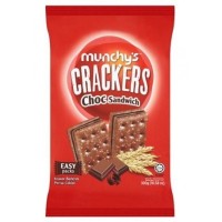 Munchy's CHOC SANDWICH - CHOCOLATE FLAVOURED CREAM 258g x 12