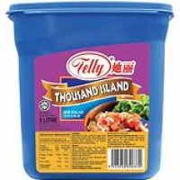 TELLY SALAD DRESSING THOUSAND ISLAND 3 LITRE X 4 PACKS