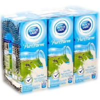 Dutch Lady UHT Low Fat 200ml x 6 x 4