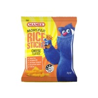 Mamee Monster Rice Sticks Cheese Flavour 20g ( No Stick - BBQ) x 30