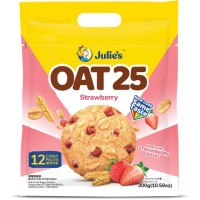 JULIE'S OAT 25 STRAWBERRY 300g x 12