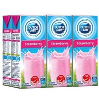 Dutch Lady UHT Strawberry 200ml x 6 x 4