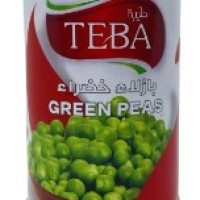 Teba Boiled Green Peas 400g x 24