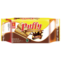 PUFFY CHOCOLATE 100G 24P UB CTN (100g x 24 Pack)