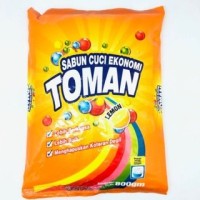 TOMAN DETERGENT POWDER - LEMON (600gm x 28 PKT per BAG)